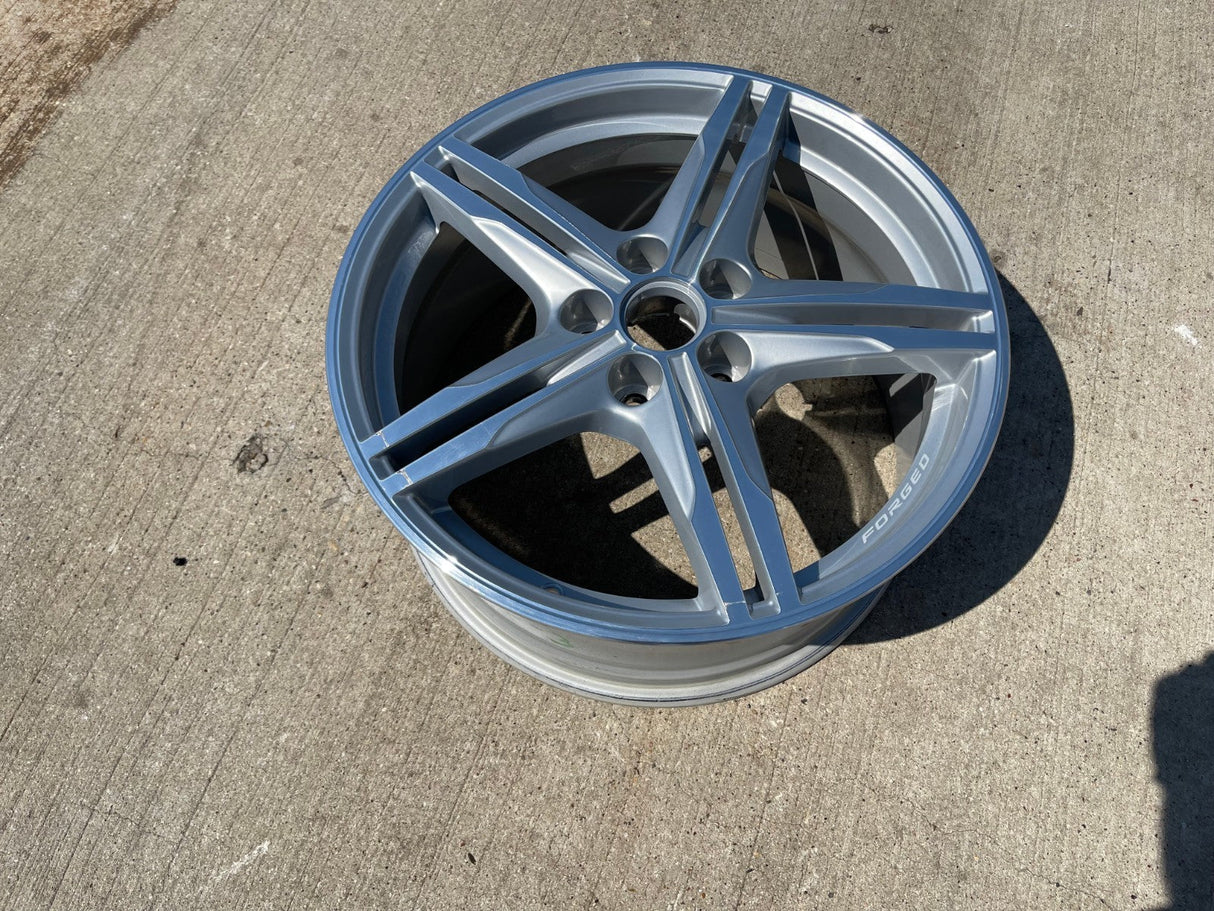 19" 19x8.5 Chevy Corvette C8 OEM wheel rim 84978031 FRONT FORGED Texas Truck Tire