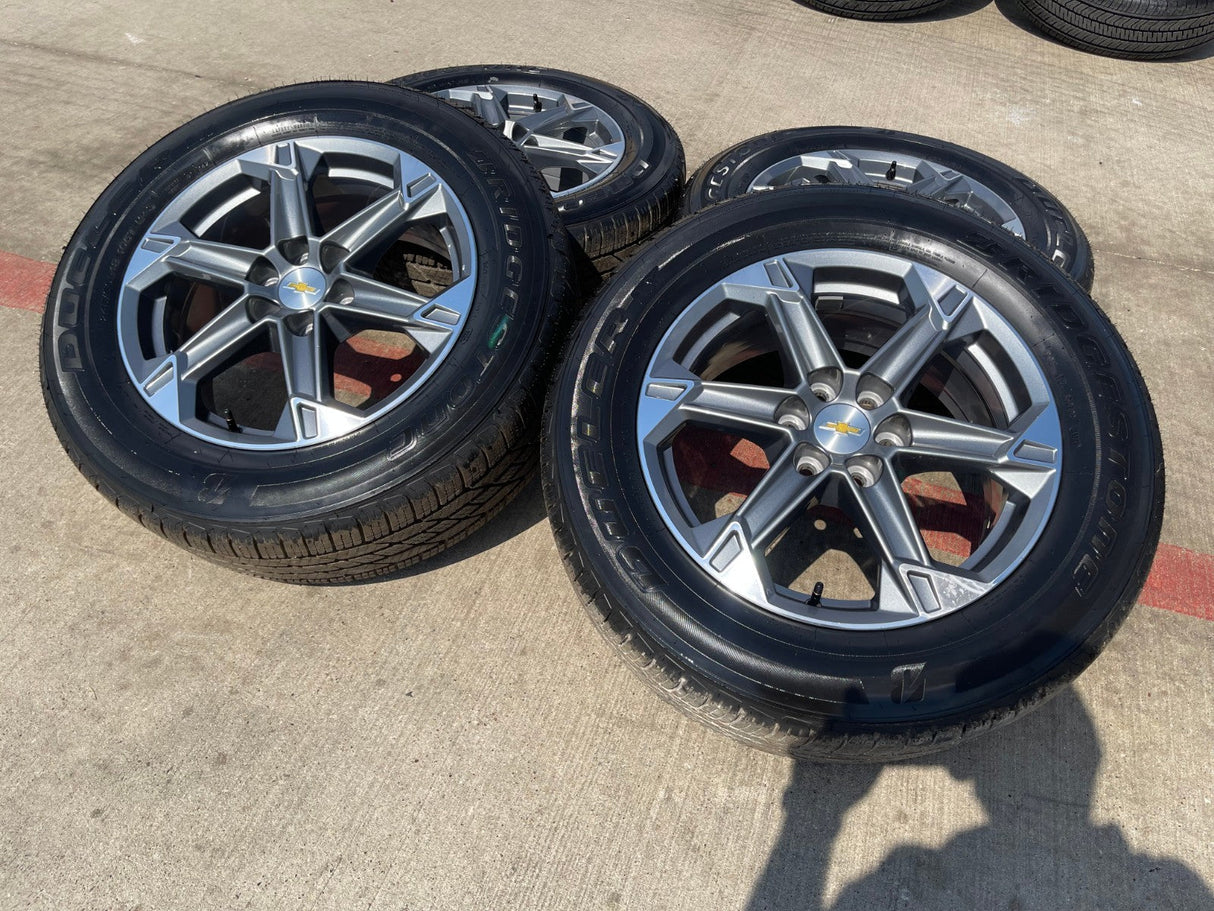 18" Chevy Blazer Traverse GMC Acadia OEM 14083 wheels rims tires NEW Texas Truck Tire
