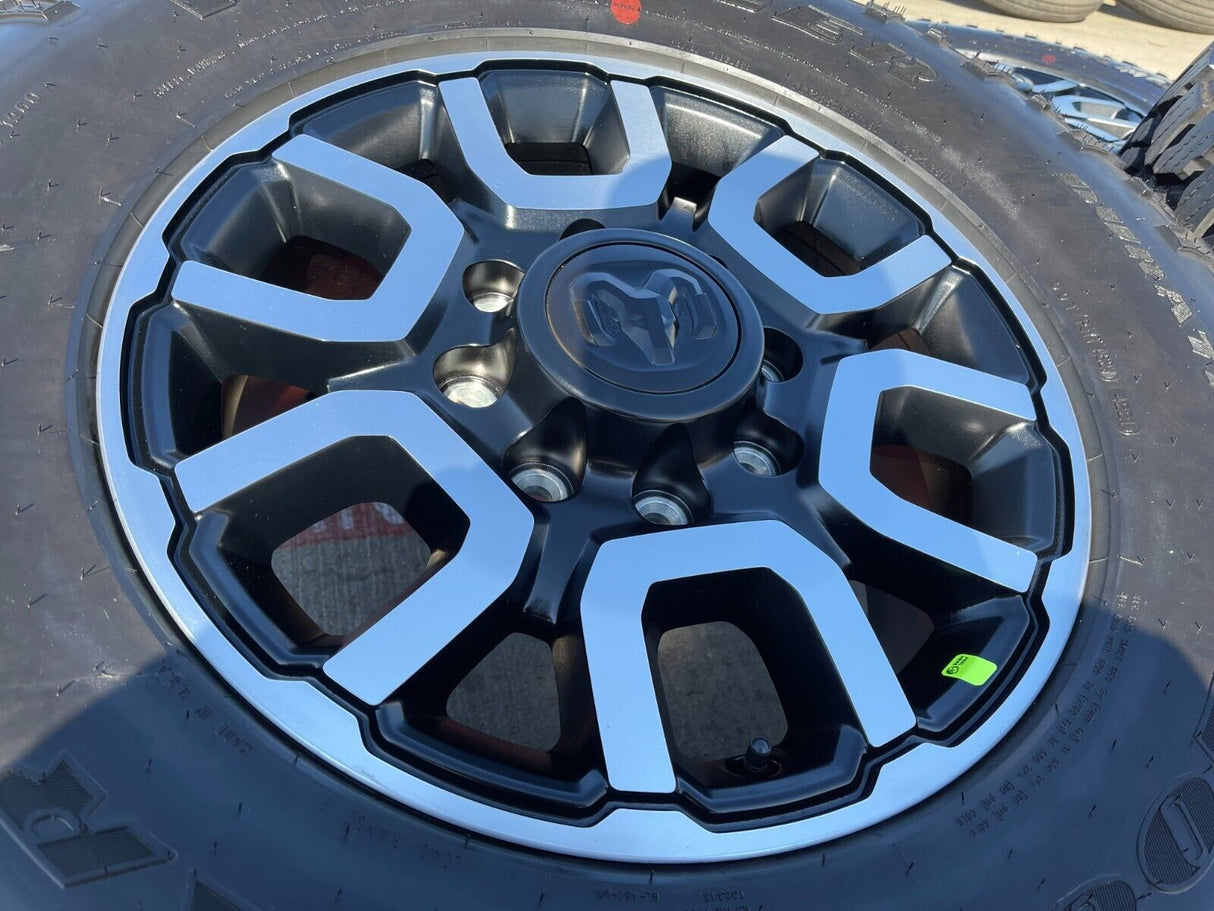 18" Ram 2500 3500 LARAMIE OEM wheels rims 2694 tires 2023 2024 2025 NEW Texas Truck Tire