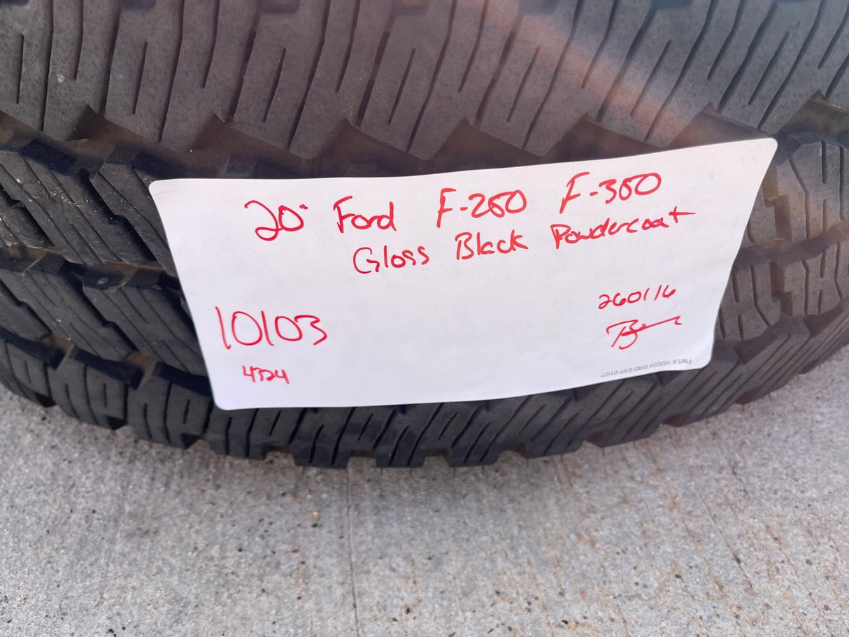 20" Ford F-250 F-350 Platinum OEM rims wheels 10103 tires BRIDGESTONE A/T NEW Texas Truck Tire