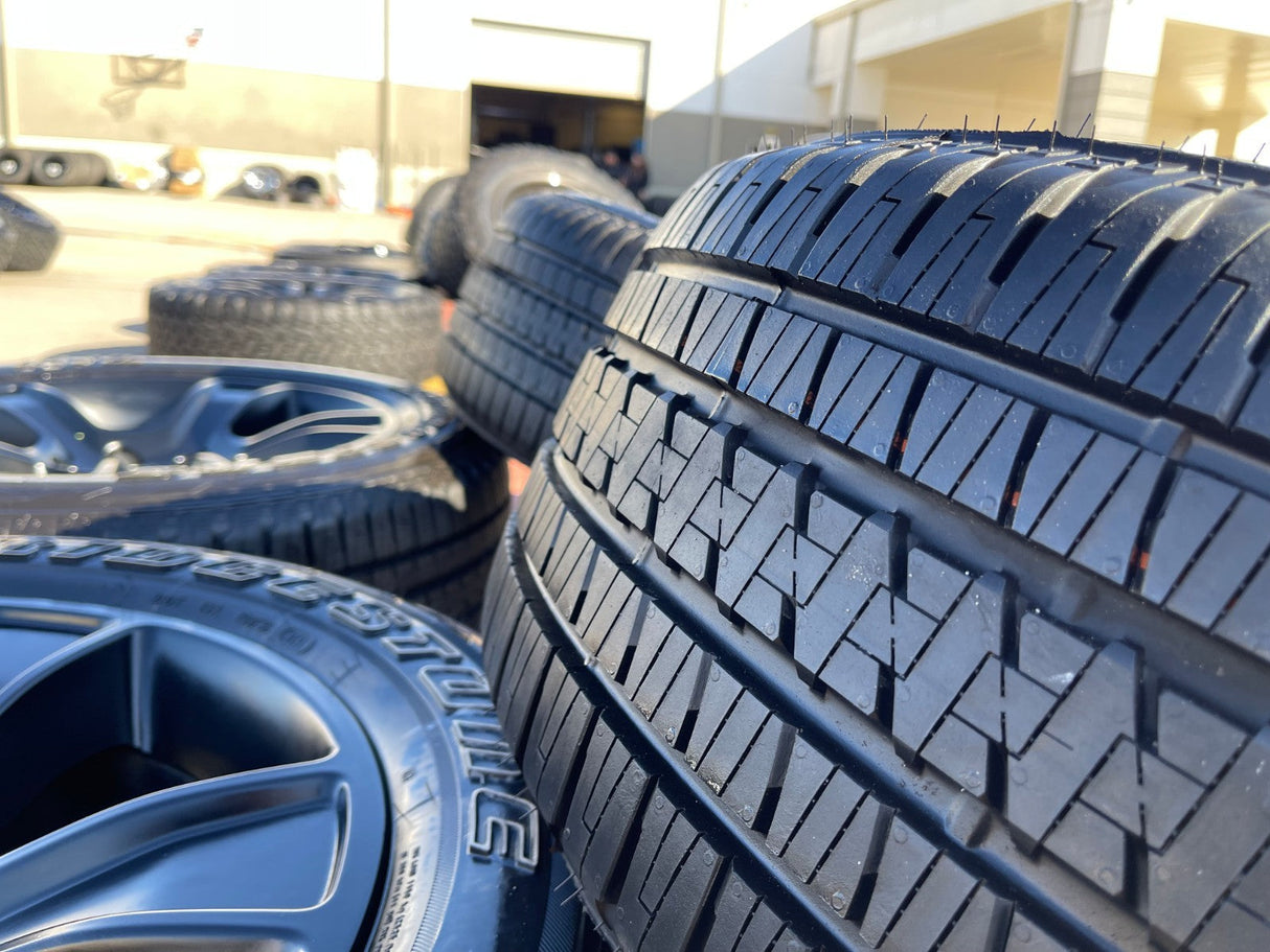 20" Dodge Ram 1500 OEM LIMITED Black 2676 2723 wheels rims BRIDGESTONE NEW Texas Truck Tire