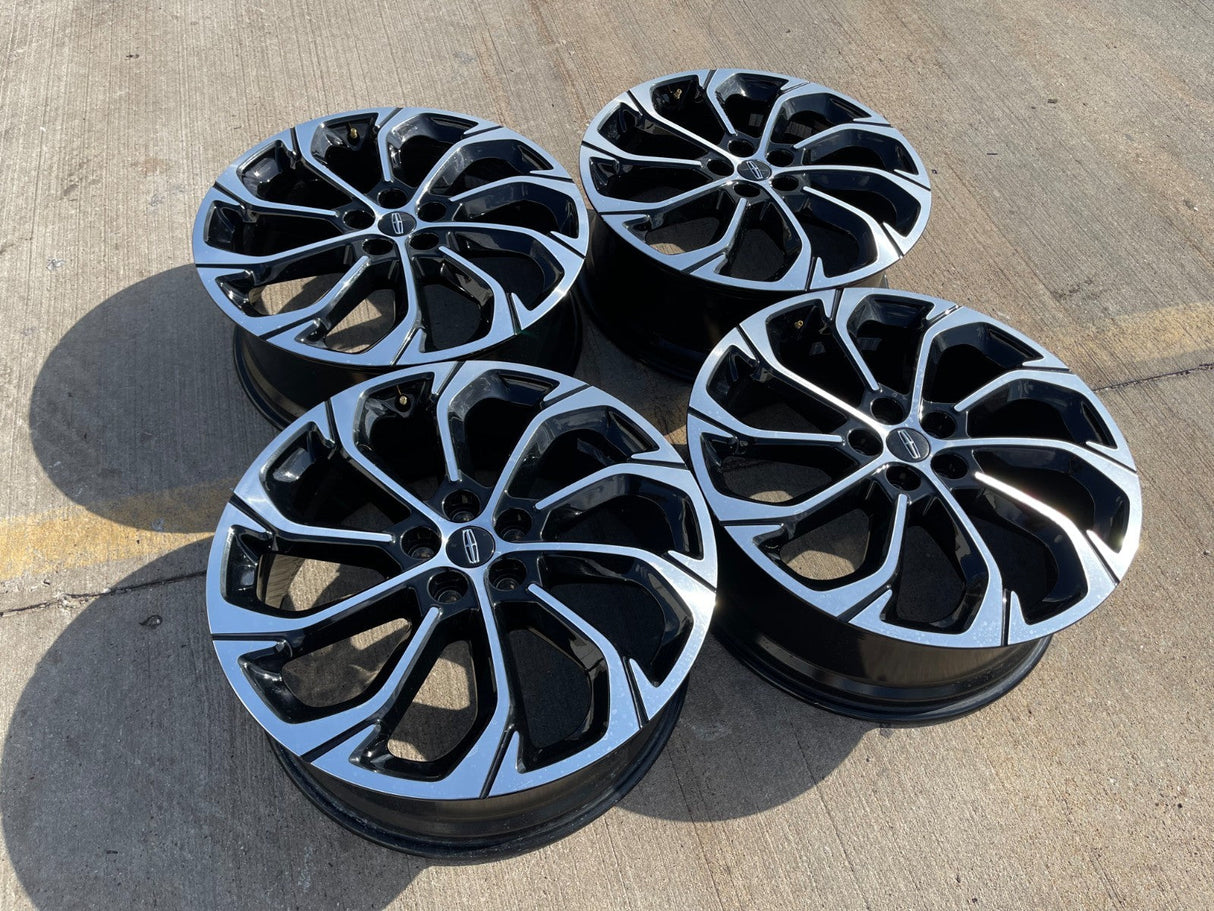 21" Lincoln Nautilus Black Label OEM 95858 rims wheels 2023 2024 2025 2026 NEW Texas Truck Tire