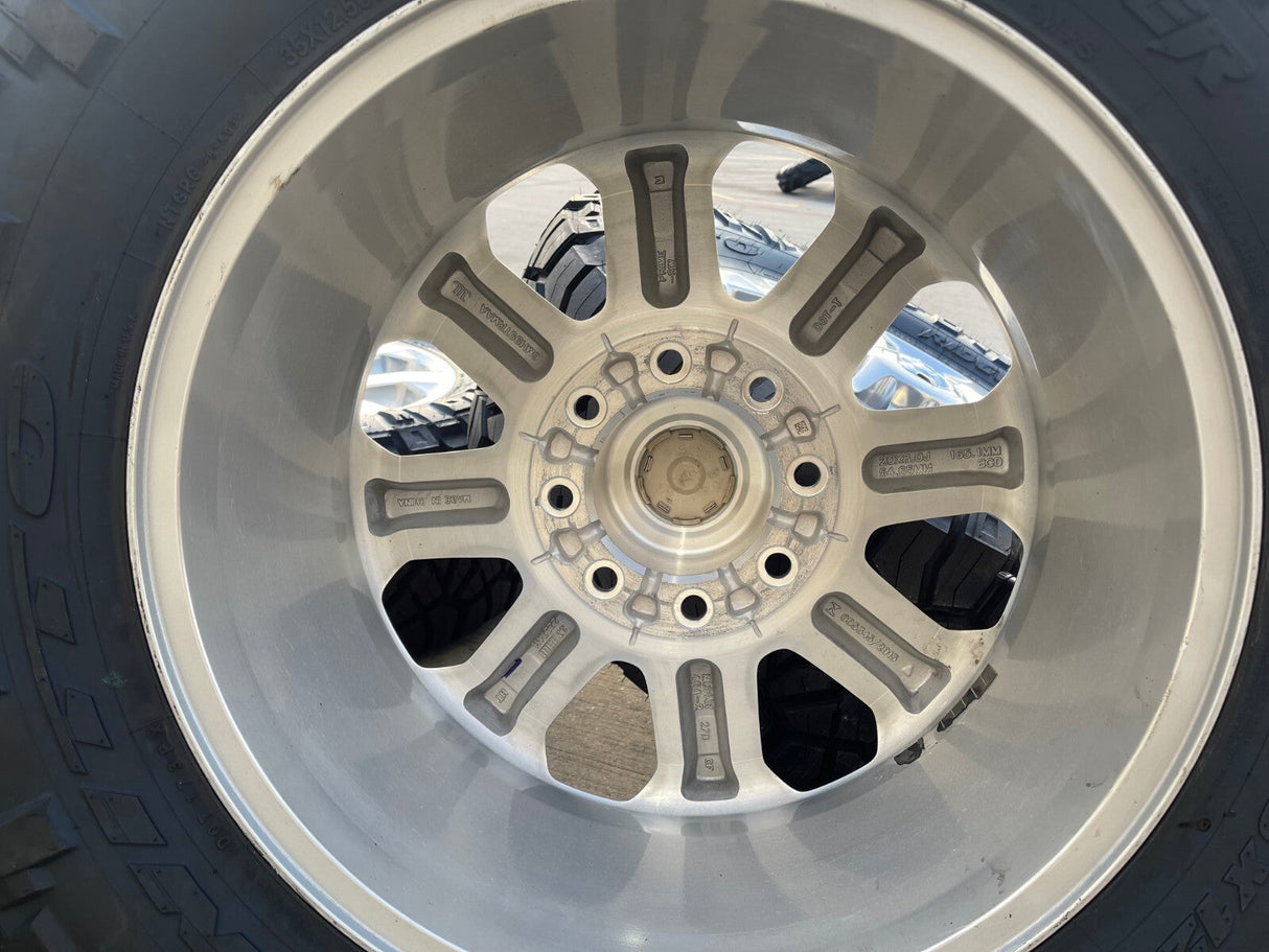 20" Dodge Ram 2500 3500 LARAMIE OEM 2700 wheels rims 2025 2026 NEW 35" NITRO Texas Truck Tire