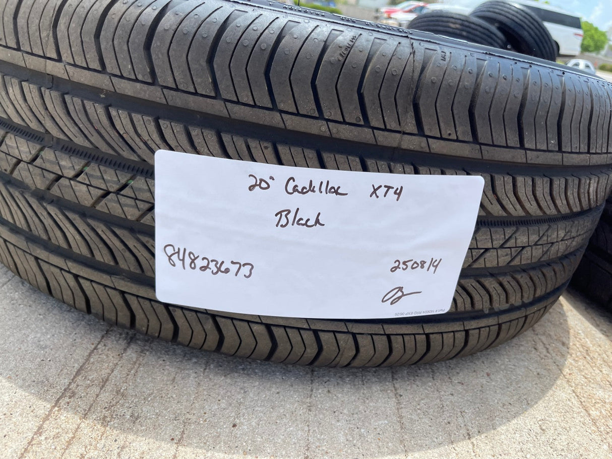 20" Cadillac XT4 OEM black wheel rim tire 2023 2024 2025 2026 NEW Texas Truck Tire