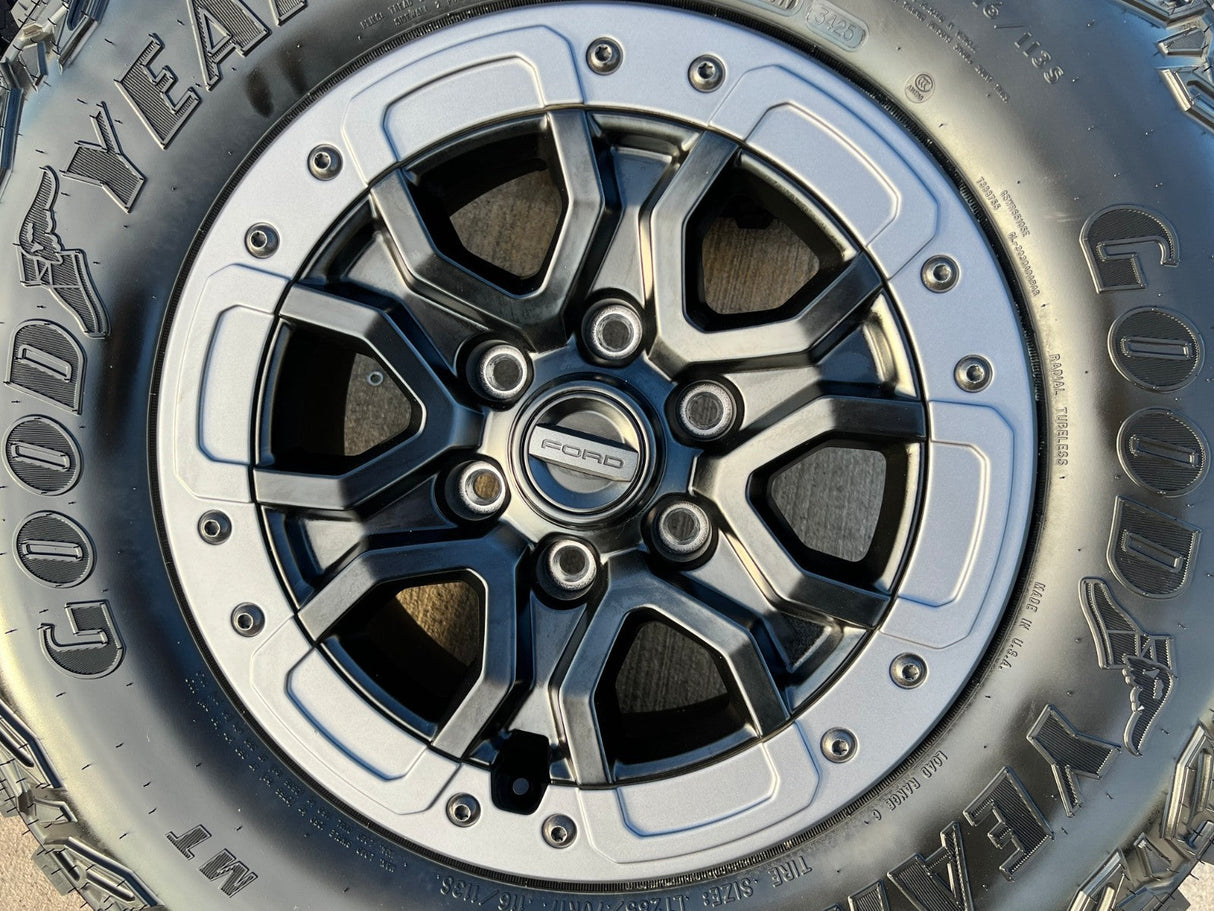 17" Ford Ranger Raptor Beadlock wheels rims Bronco 2024 2025 2026 NEW Texas Truck Tire