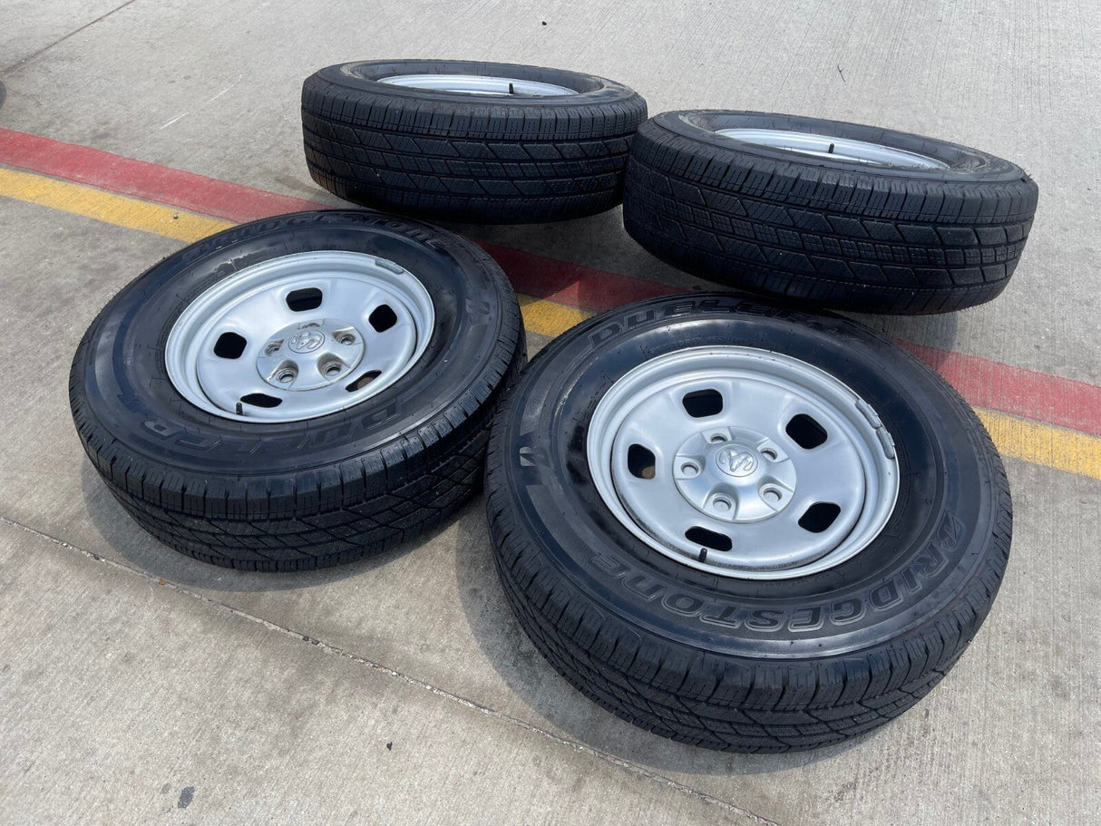 17" Dodge Ram 1500 OEM wheels rims 2449 5x139 5x5.5 tires BRIDGESTONE Texas Truck Tire