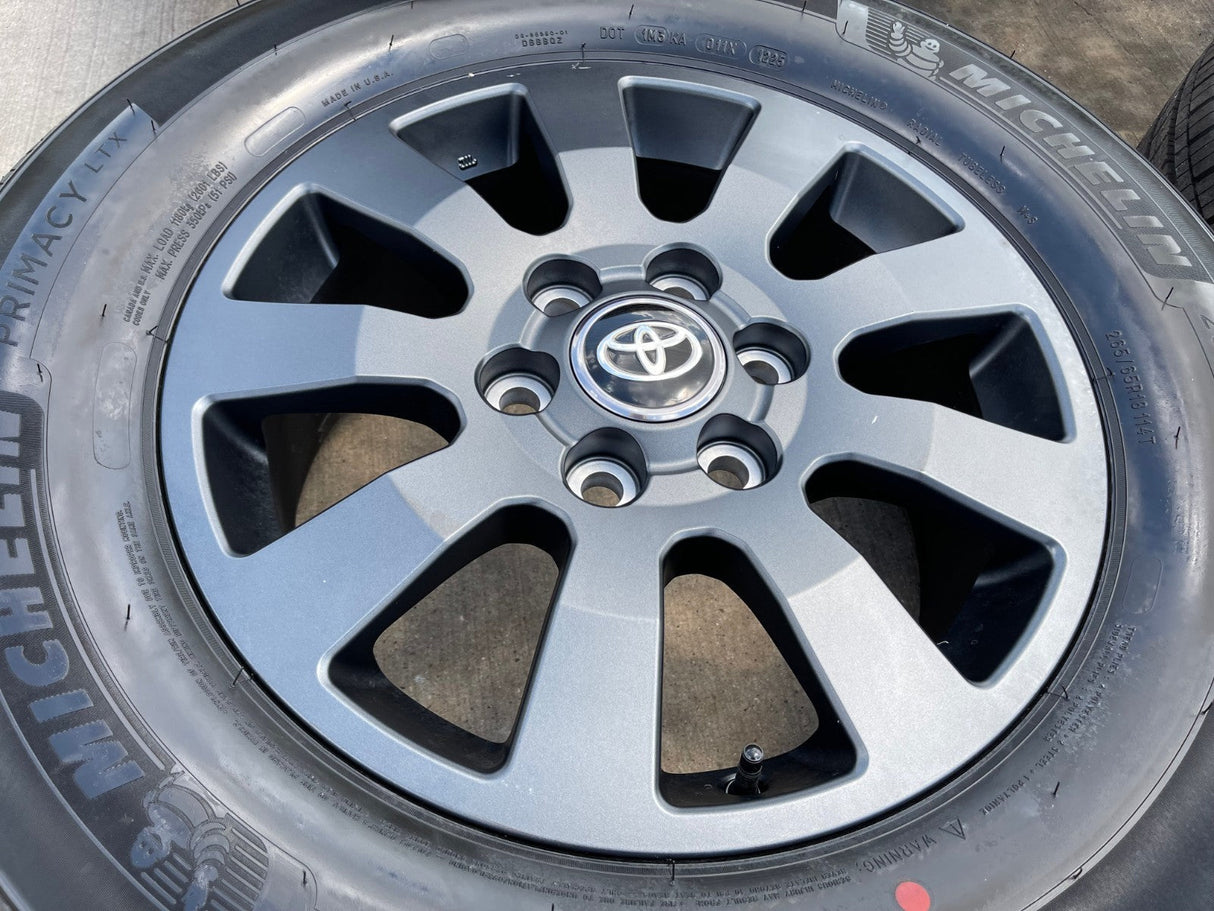 18" Toyota Land Cruiser OEM TRD wheels rims 95952 Tundra Sequoia MICHELIN NEW Texas Truck Tire