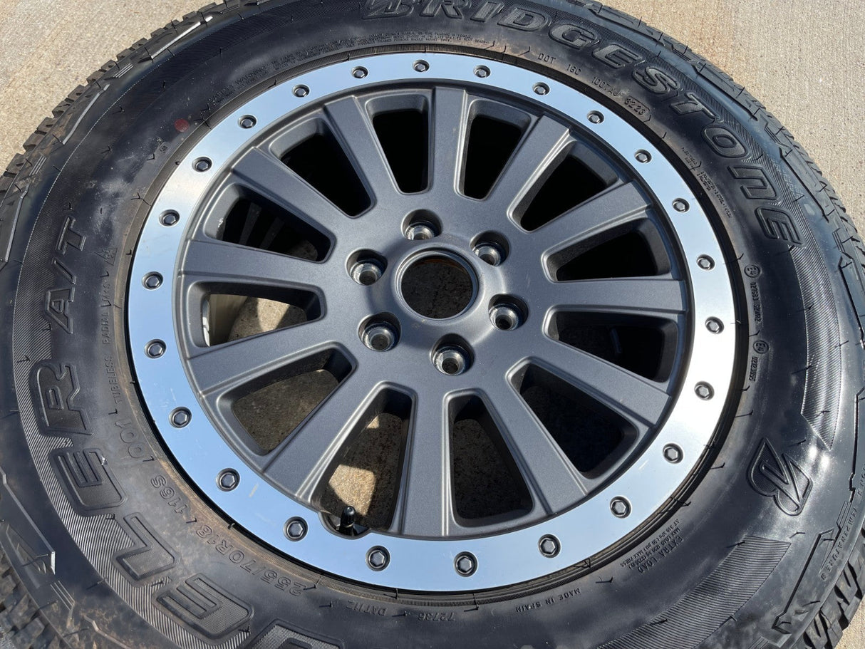 (1) 18" INEOS Grenadier OEM wheel rim beadlock 2023 2024 2025 2026 NEW A/T Texas Truck Tire