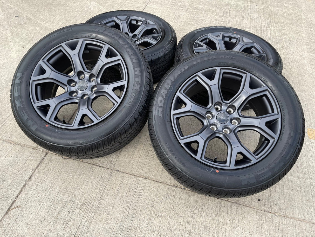 20" Jeep Grand Wagoneer Dodge Ram 1500 OEM gray 9296 wheels rims 2025 2026 NEW Texas Truck Tire