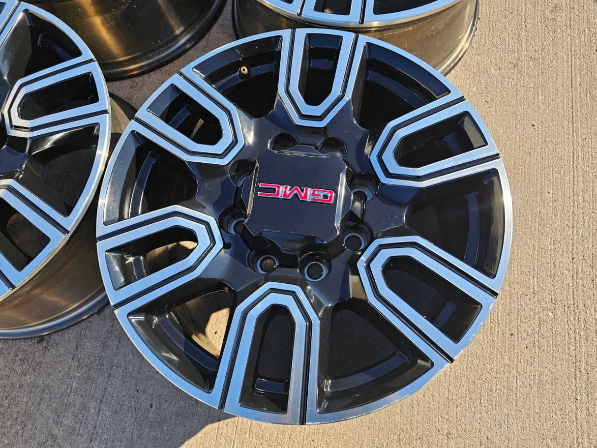 20" GMC Sierra AT4 2500 3500 OEM wheels rims 5950 Silverado 2023 2024 2025 2026 Texas Truck Tire