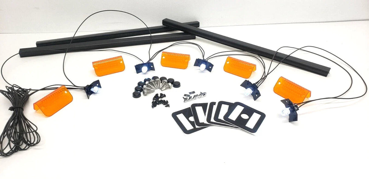 Complete Performance Lund Sun Visor Complete Kit - 1992-1997 Ford F-Series & Bronco Complete Performance