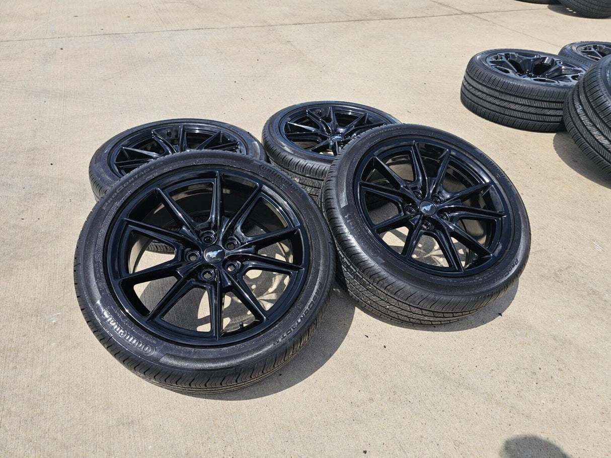 19" Ford Mustang Stealth GT OEM wheels rims 95759 tires 2022 2023 2024 2025 NEW Texas Truck Tire