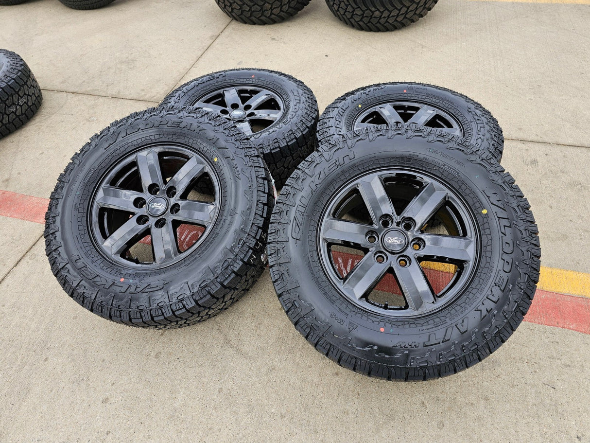 17" Ford F-150 OEM black Tremor rims wheels 10339 2023 2024 2025 2026 NEW Texas Truck Tire