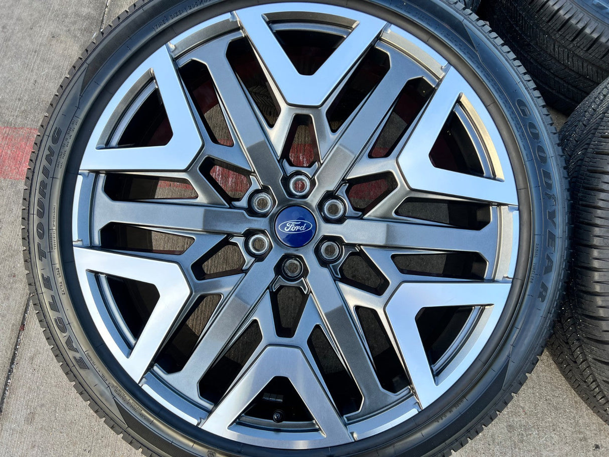 24" Ford F-150 LIMITED Plus OEM rims wheels Expedition 2024 2025 2026 NEW Texas Truck Tire