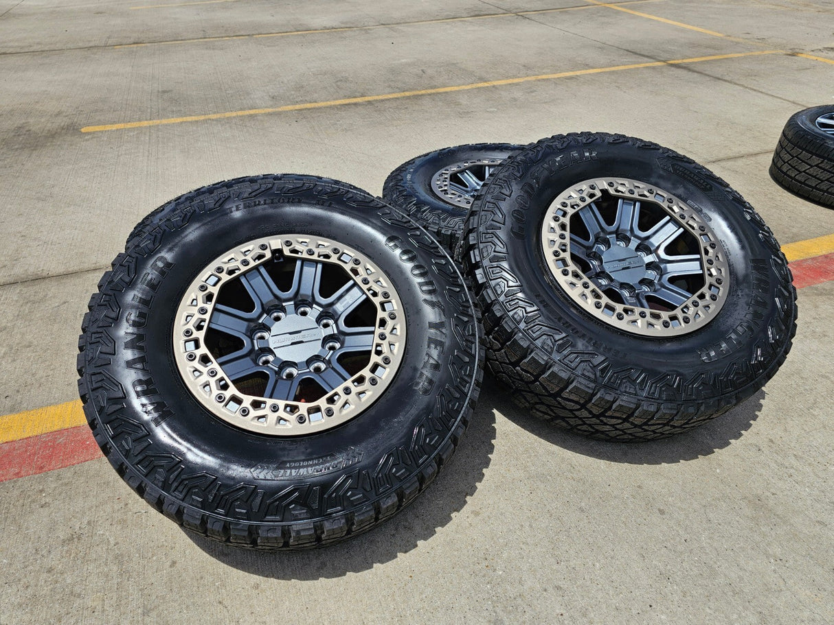 18" Hummer Grazen beadlock EV HEV 2500 OEM wheels rims 2023 2024 2025 2026 NEW Texas Truck Tire
