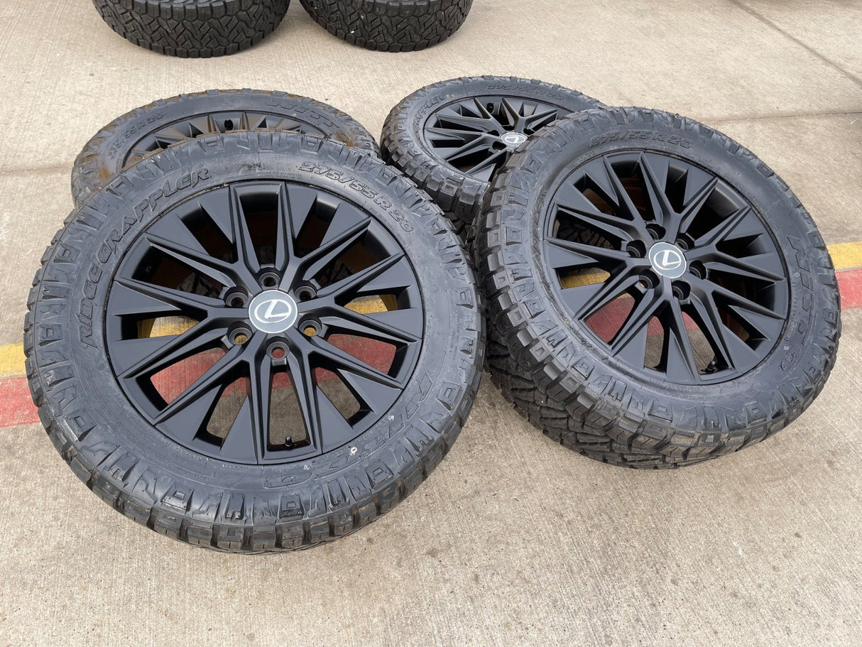 20" Lexus GX550 OEM wheels rims Toyota Land Cruiser Tundra 10545 LX600 2026 NEW Texas Truck Tire