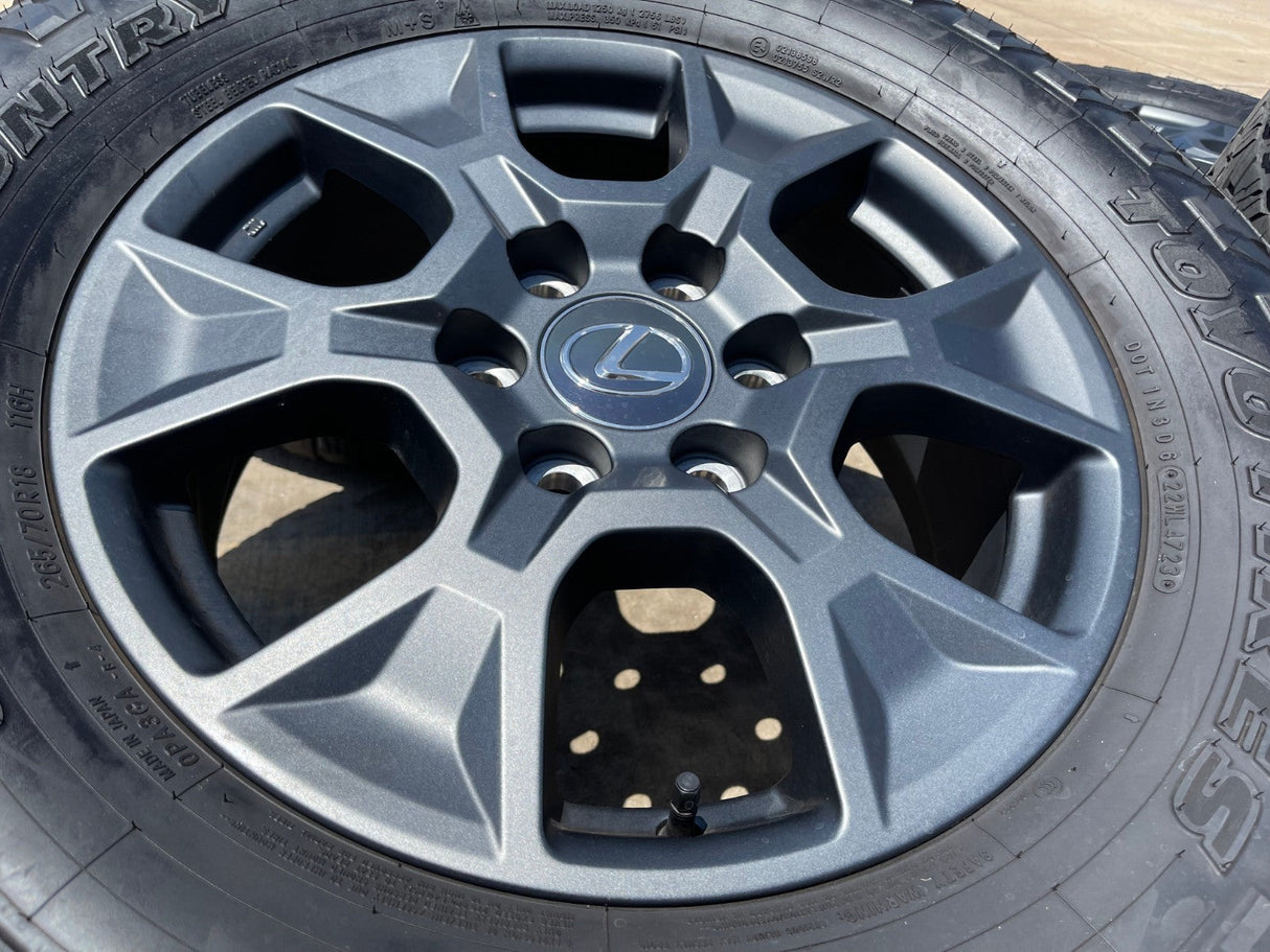 18" Lexus GX550 OEM 10544 wheels rims Land Cruiser Tundra Sequoia 2024 2025 Texas Truck Tire