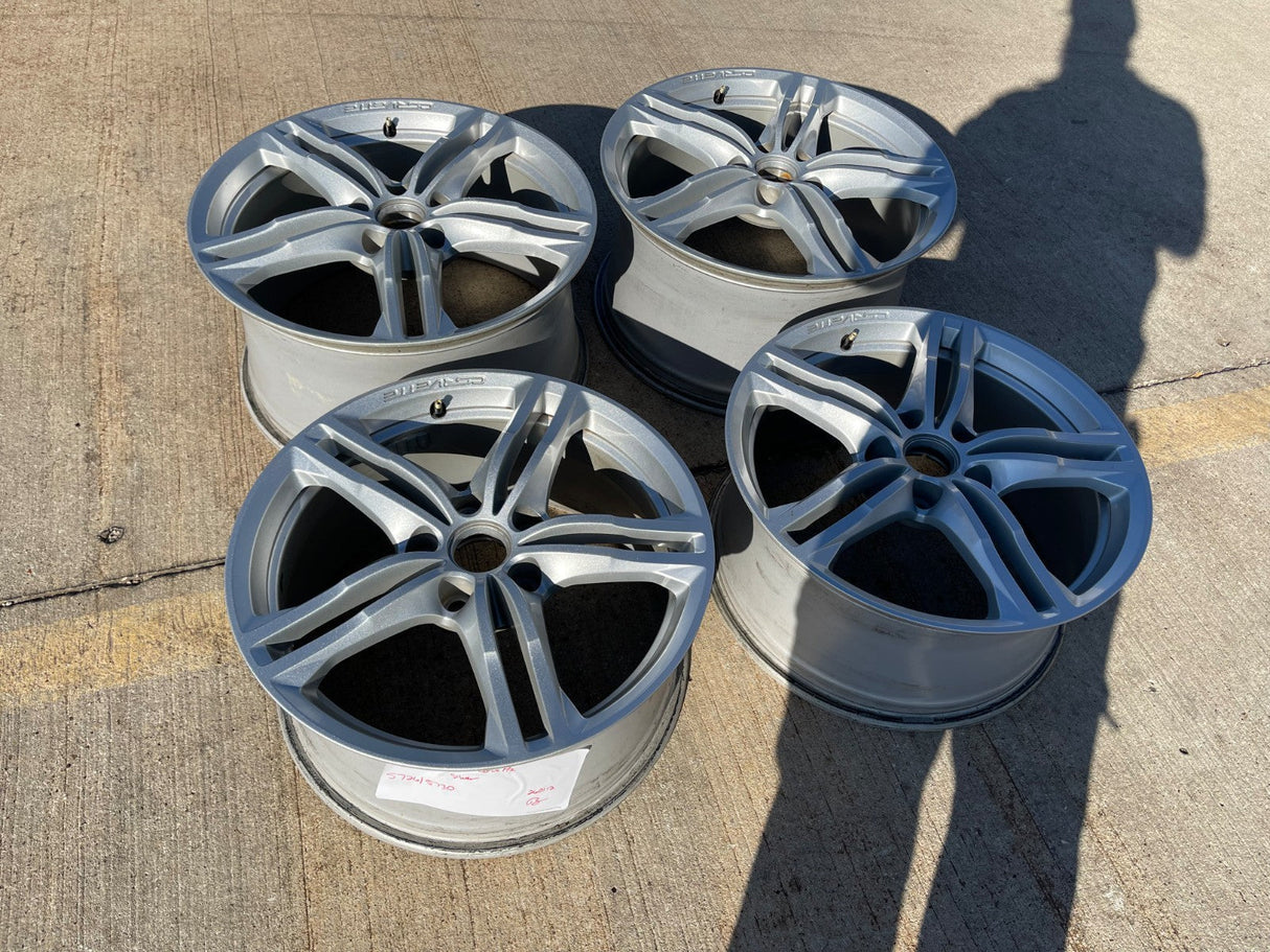 18" + 19" Chevy Corvette OEM 5726 5730 wheels rims 2016 2017 2018 2019 Texas Truck Tire