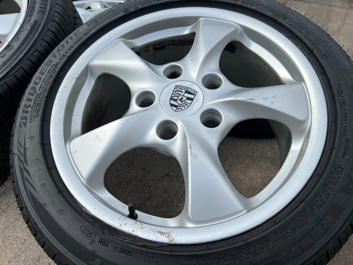 17" Porsche Boxster OEM wheels rims 67258 67259 tires DISCOUNTED Texas Truck Tire