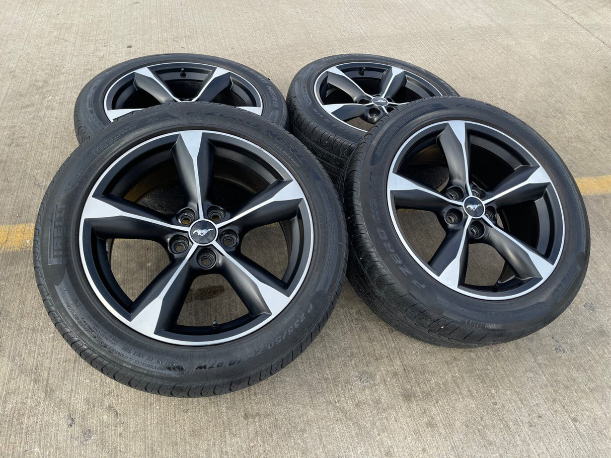 18" Ford Mustang GT OEM 10029 wheels rims 2017 2018 2022 2023 2024 2025 2026 Texas Truck Tire