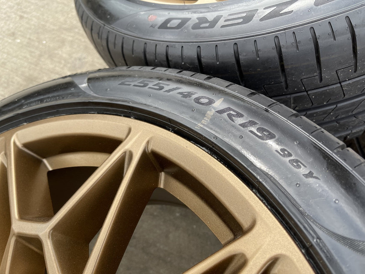 19" Ford Mustang GT Track Pack OEM 10600 10603 Bronze wheels rims 2025 2026 NEW Texas Truck Tire