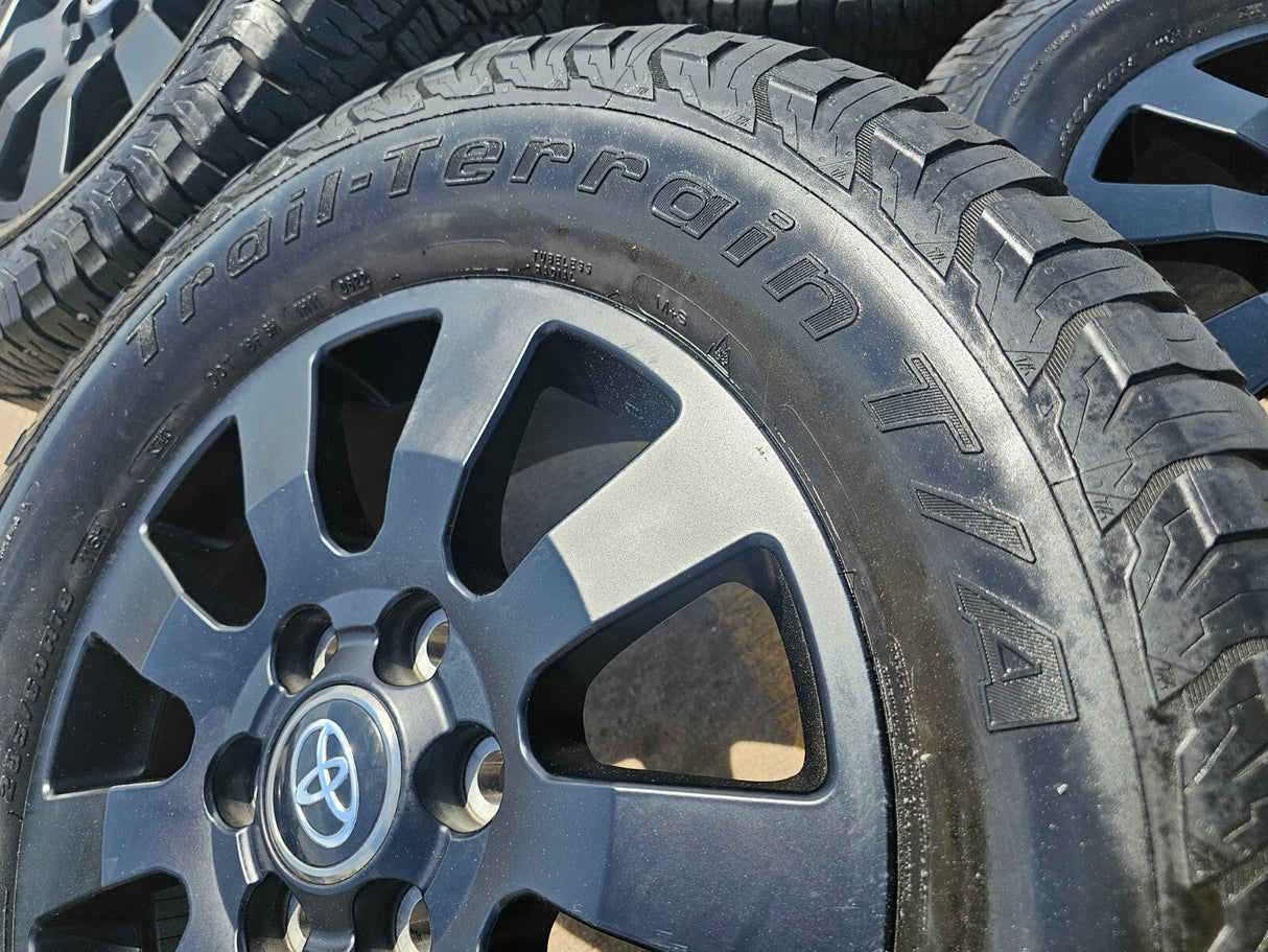 18" Toyota Land Cruiser OEM wheels rims 95952 Tundra Sequoia 2024 2025 2026 BFG Texas Truck Tire