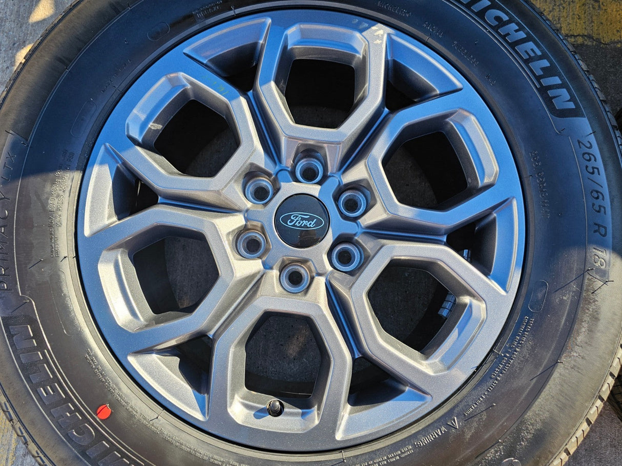 18" Ford Expedition F-150 TREMOR OEM rims wheels 2025 2026 NEW MICHELIN Texas Truck Tire