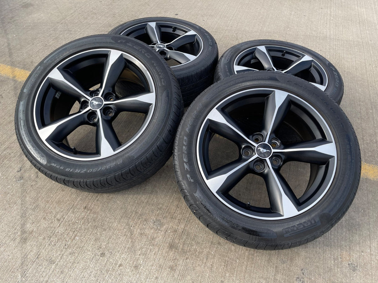 18" Ford Mustang GT OEM 10029 wheels rims 2017 2018 2022 2023 2024 2025 2026 Texas Truck Tire