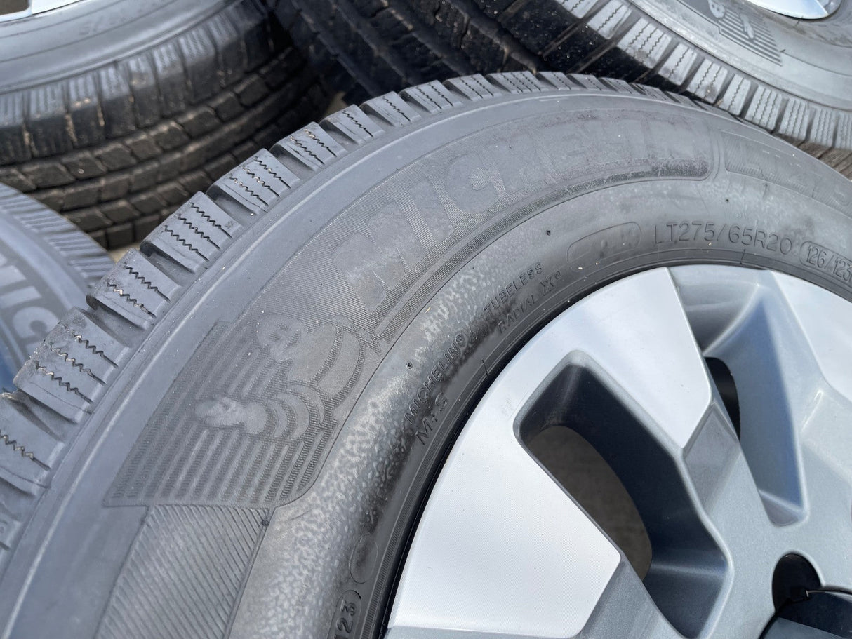 20" Chevy Silverado GMC Sierra AT4 2500 3500 OEM 5960 5947 wheels rims MICHELIN Texas Truck Tire