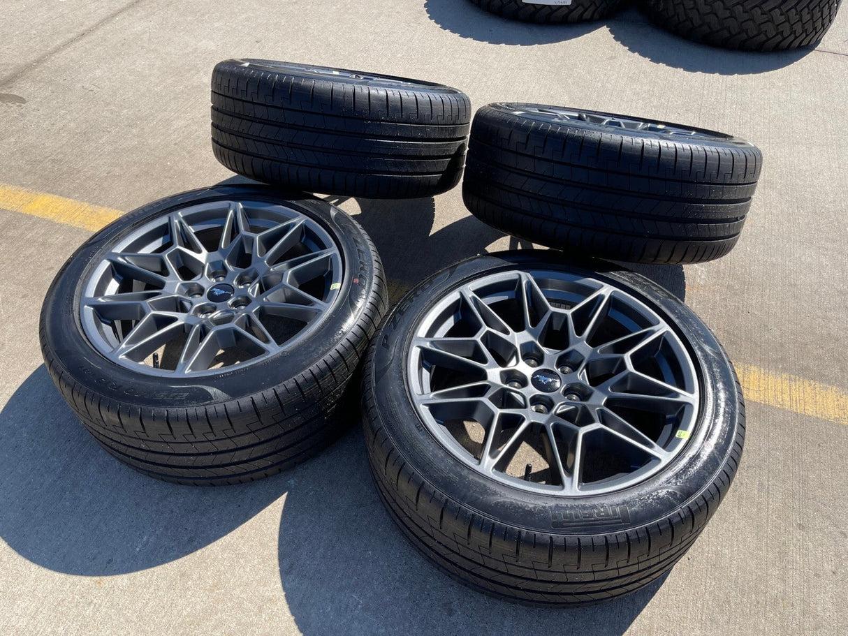 19" Ford Mustang GT Track Pack OEM 10600 10603 wheels rims 2024 2025 2026 NEW Texas Truck Tire