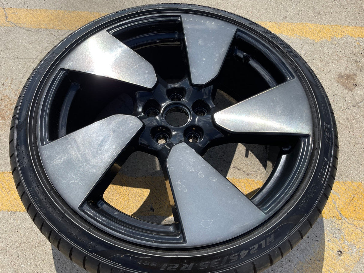 21" Lucid Air OEM Grand Touring wheel rim 5x120 spare 2023 2024 2025 spare FRONT Texas Truck Tire