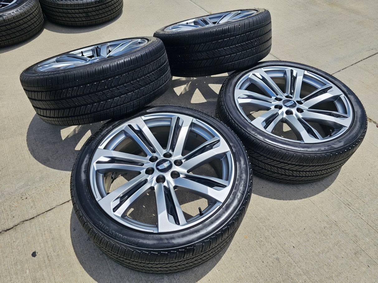 24" Cadillac Escalade V OEM wheels rims tires 2023 2024 2025 2026 2027 NEW Texas Truck Tire