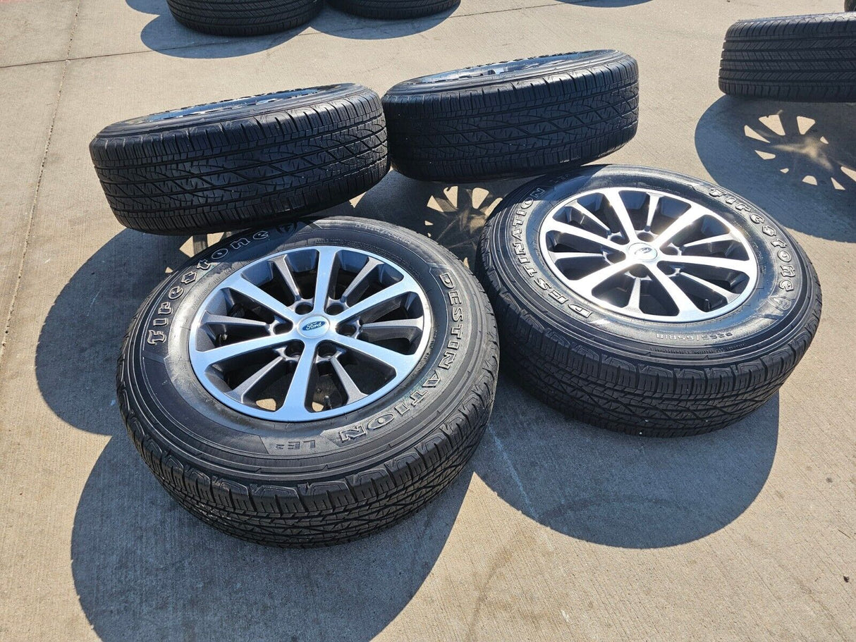 18" Ford F-150 Expedition 10142 OEM rims wheels tires 2018 2019 2020 2022 2023 Texas Truck Tire