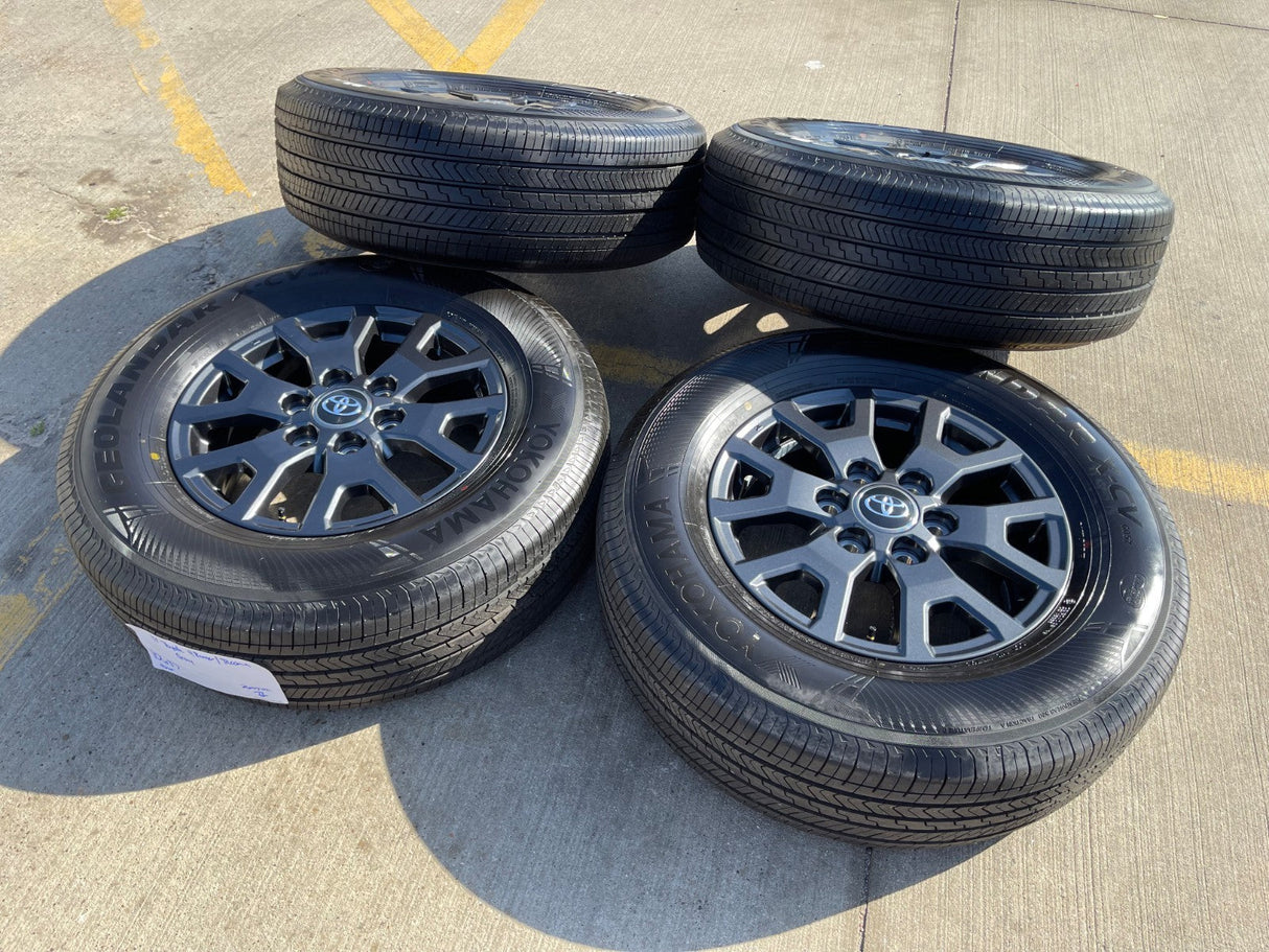 17" Toyota 4Runner Tacoma TRD OEM 94254 10637 wheels rims 2024 2025 2026 NEW Texas Truck Tire