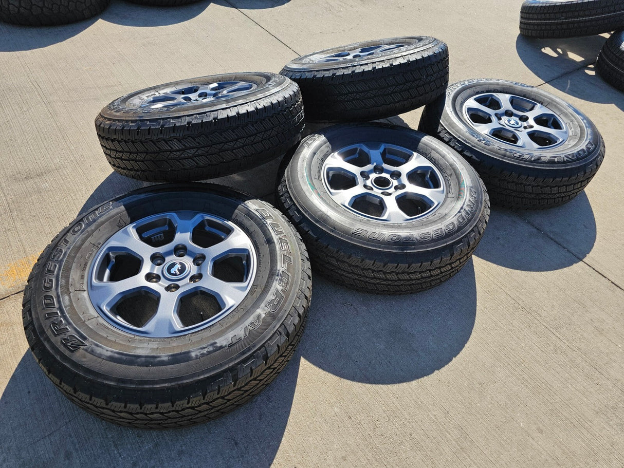 17" Ford Bronco Big Bend wheels rims 10384 OEM Ranger 2023 2024 2025 2026 NEW Texas Truck Tire