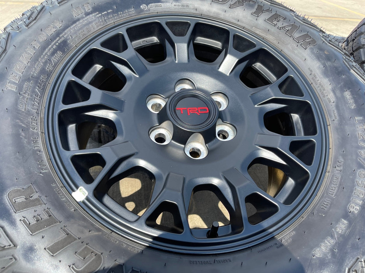 18" Toyota Tacoma 4Runner TRD Pro OEM 95973 wheels rims 2024 2025 2026 GOODYEAR Texas Truck Tire