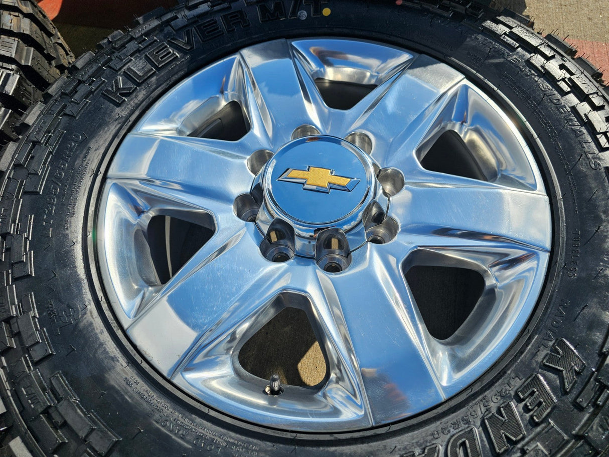 20" Chevy Silverado High Country 2500 3500 OEM 5962 wheels rims 2024 2025 NEW Texas Truck Tire