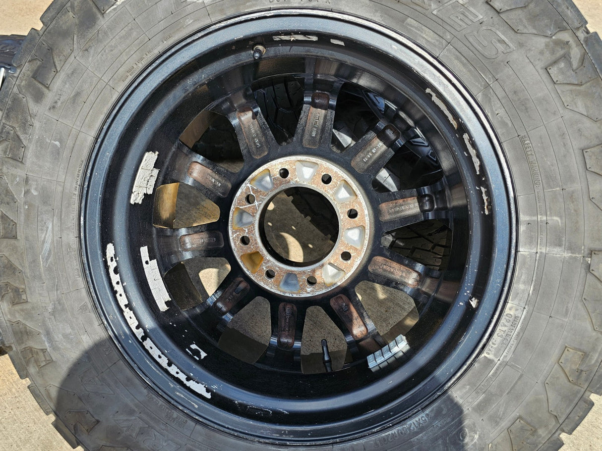 20x10 FUEL Contra D615 Ford F-250 F-350 rims wheels 8x170 -18 TOYO 35" Texas Truck Tire