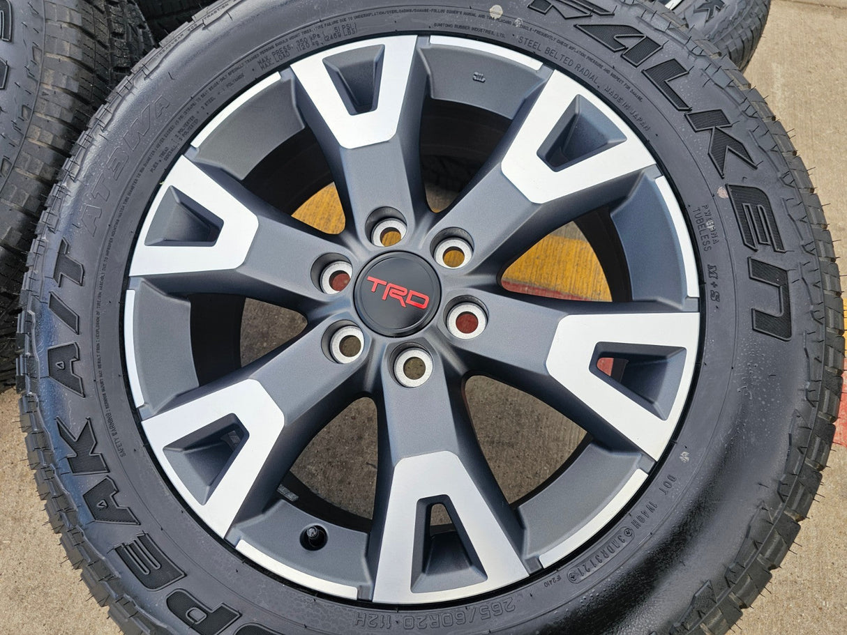 20" Toyota 4Runner TRD OEM 94198 wheels rims Tundra Sequoia 2025 2026 FALKEN NEW Texas Truck Tire