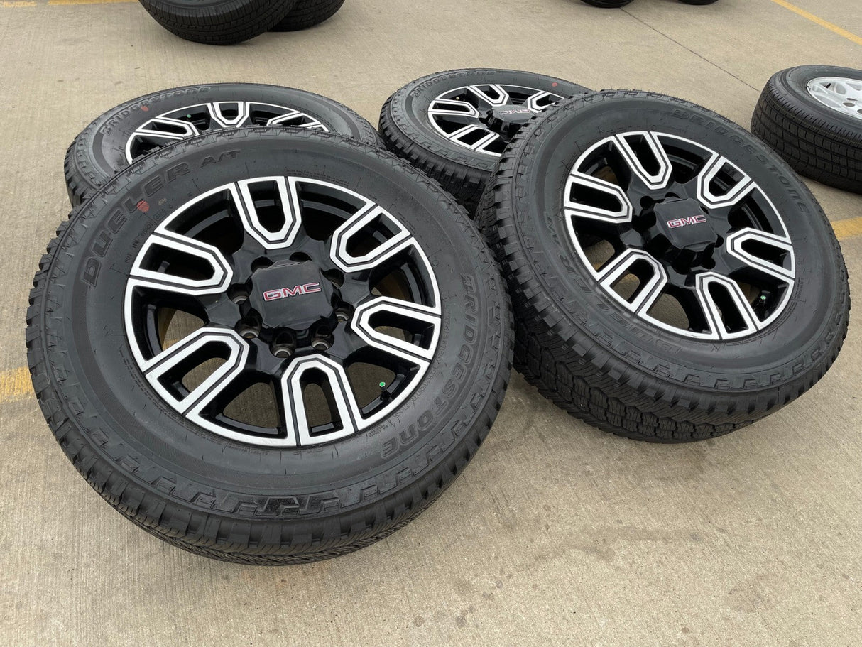 20" GMC Sierra AT4 2500 3500 OEM wheels rims 5950 Silverado 2023 2024 2025 2026 Texas Truck Tire