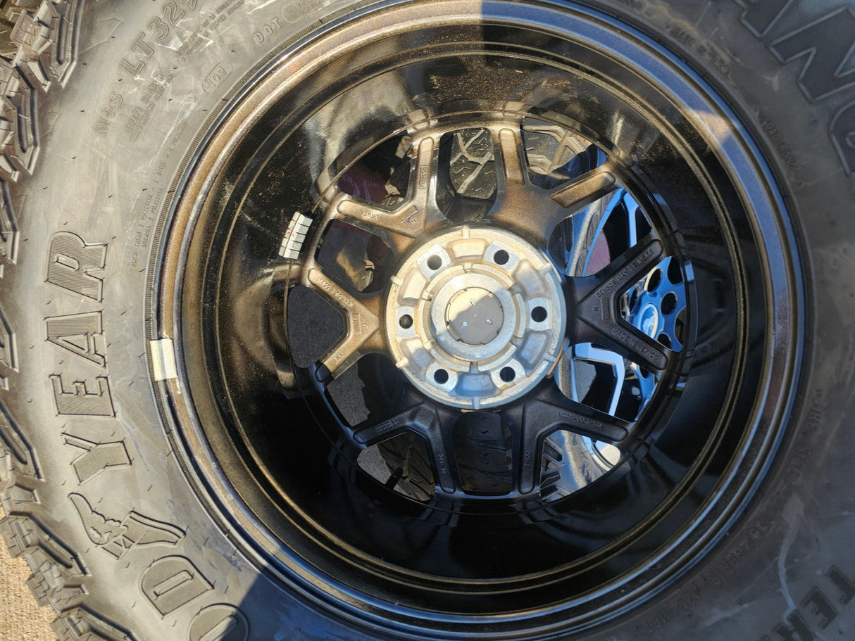 18" Ford Bronco wheels rims tires black 95213 Ranger GOODYEAR 35" Texas Truck Tire