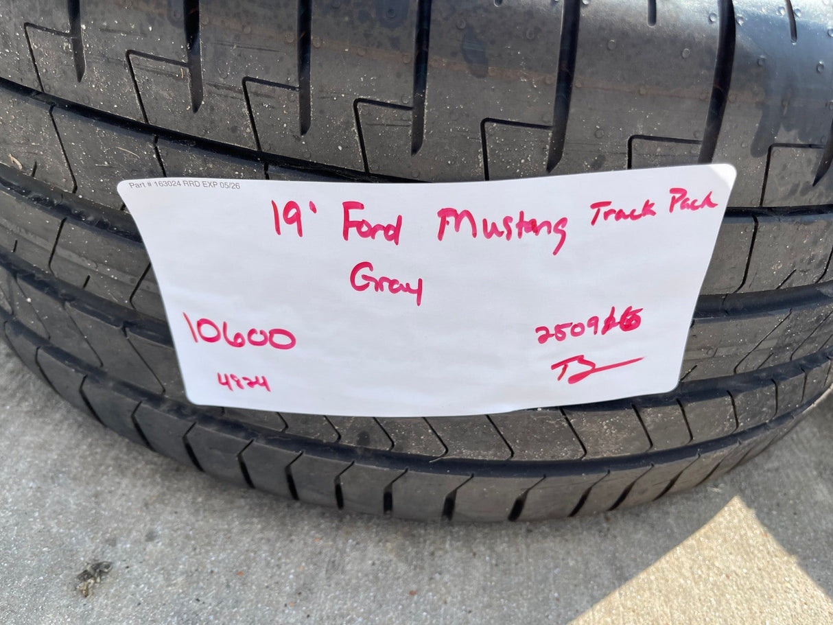 19" Ford Mustang GT Track Pack OEM 10600 10603 wheels rims 2025 2026 2027 NEW Texas Truck Tire