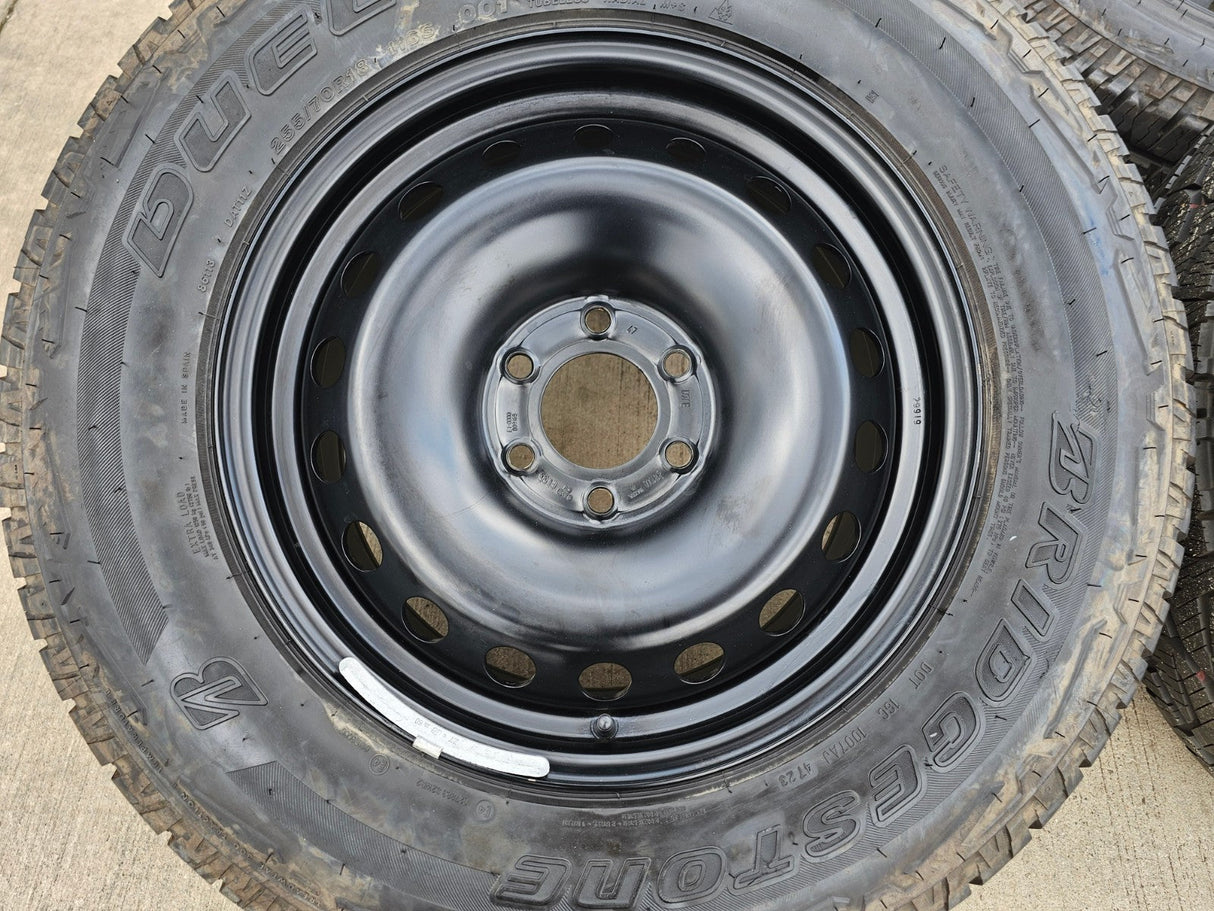 (4) 18" INEOS Grenadier OEM wheels rims tires STEEL 2023 2024 2025 2026 2027 NEW Texas Truck Tire