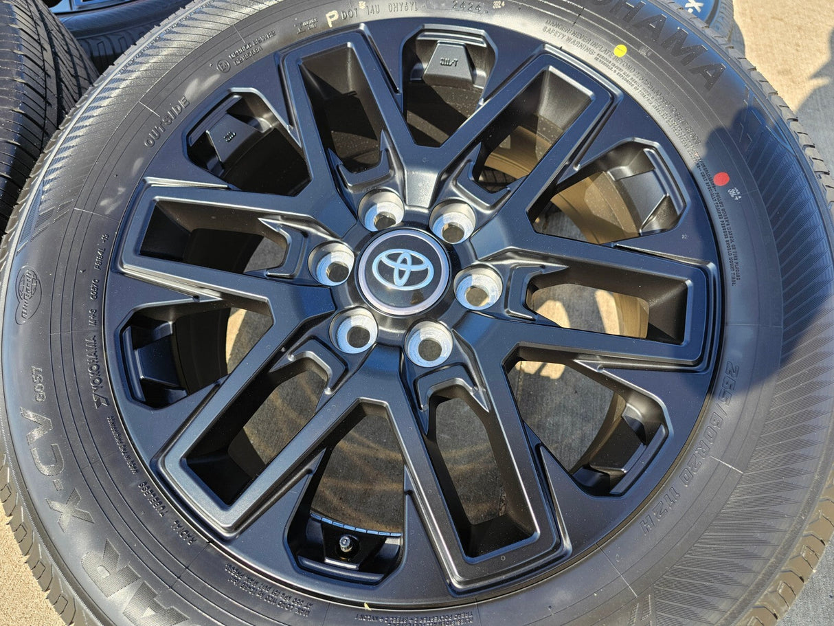 20" Toyota Tundra TRD OEM wheels rims TSS 75276 95295 Sequoia 2024 2025 2026 NEW Texas Truck Tire