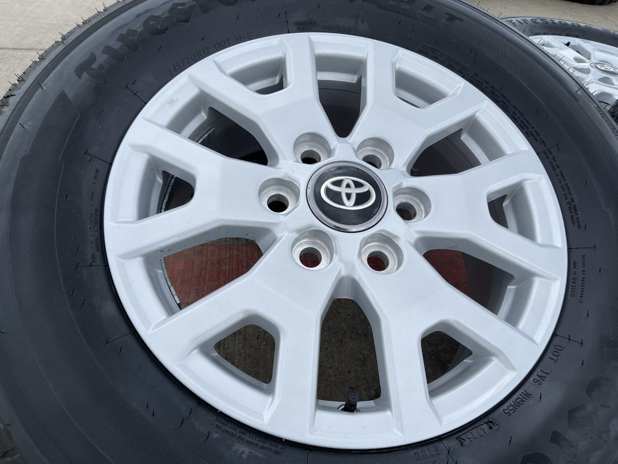 17" Toyota Tacoma 4Runner TRD OEM 94254 10637 wheels rims 2026 FIRESTONE NEW Texas Truck Tire