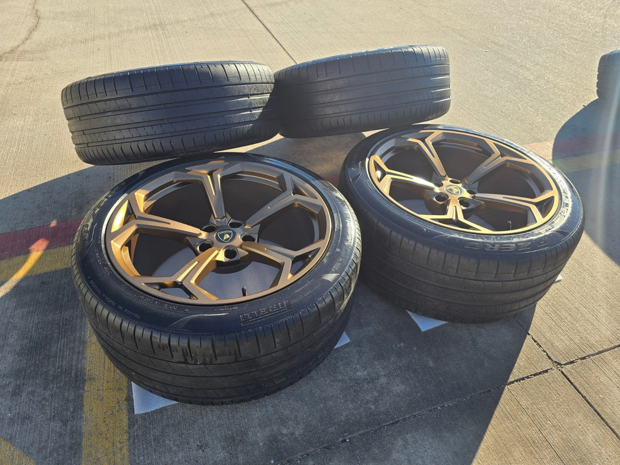22" Lamborghini Urus OEM wheels rims Taigete 2022 2023 2024 2025 2026 BRONZE Texas Truck Tire