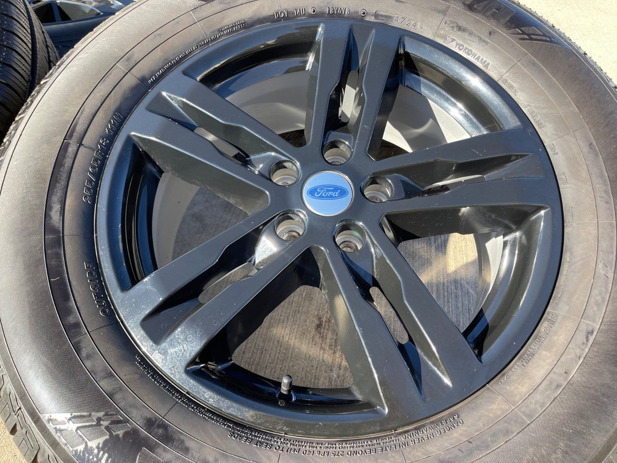 18" Ford Taurus Explorer OEM 10266 rims wheels 2022 2023 2024 2025 2026 YOKOHAMA Texas Truck Tire