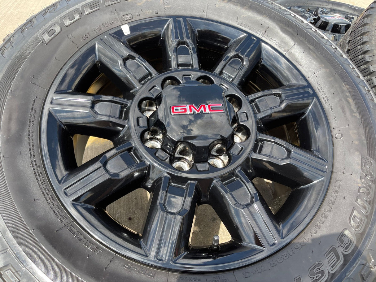 20" GMC Sierra AT4X 2500 3500 OEM 14137 5963 wheels rims Silverado 2025 2026 NEW Texas Truck Tire