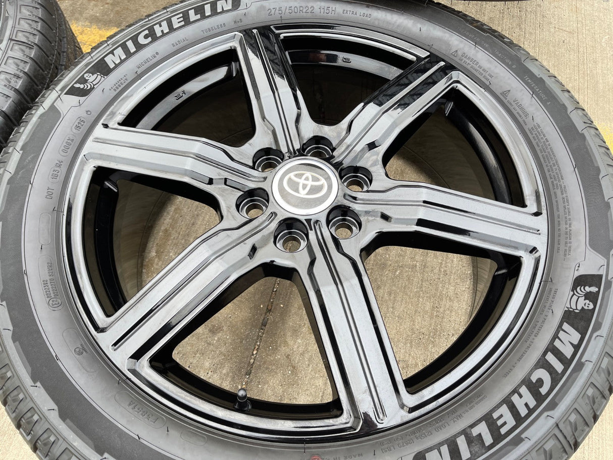 22" Toyota Tundra Sequoia OEM wheels rims 75282 Land Cruiser GX550 MICHELIN NEW Texas Truck Tire