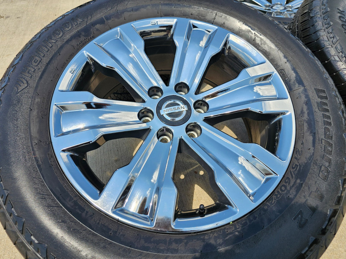 20" Nissan Titan Armada OEM 62753 wheels rims 2018 2019 2020 2022 2023 2024 2025 Texas Truck Tire